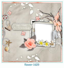 flower Photo frame 1609