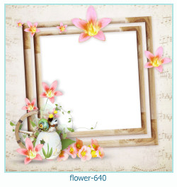 flower Photo frame 640