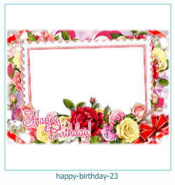 happy birthday frames 23
