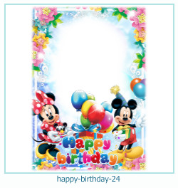 happy birthday frames 24